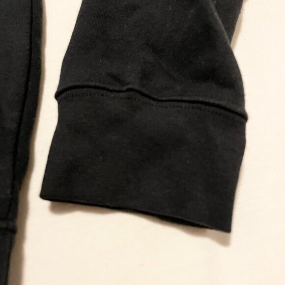 Nike Black Funnel Neck Pullover Logo Swoosh Sweatshirt Womems Medium - Picture 6 of 16